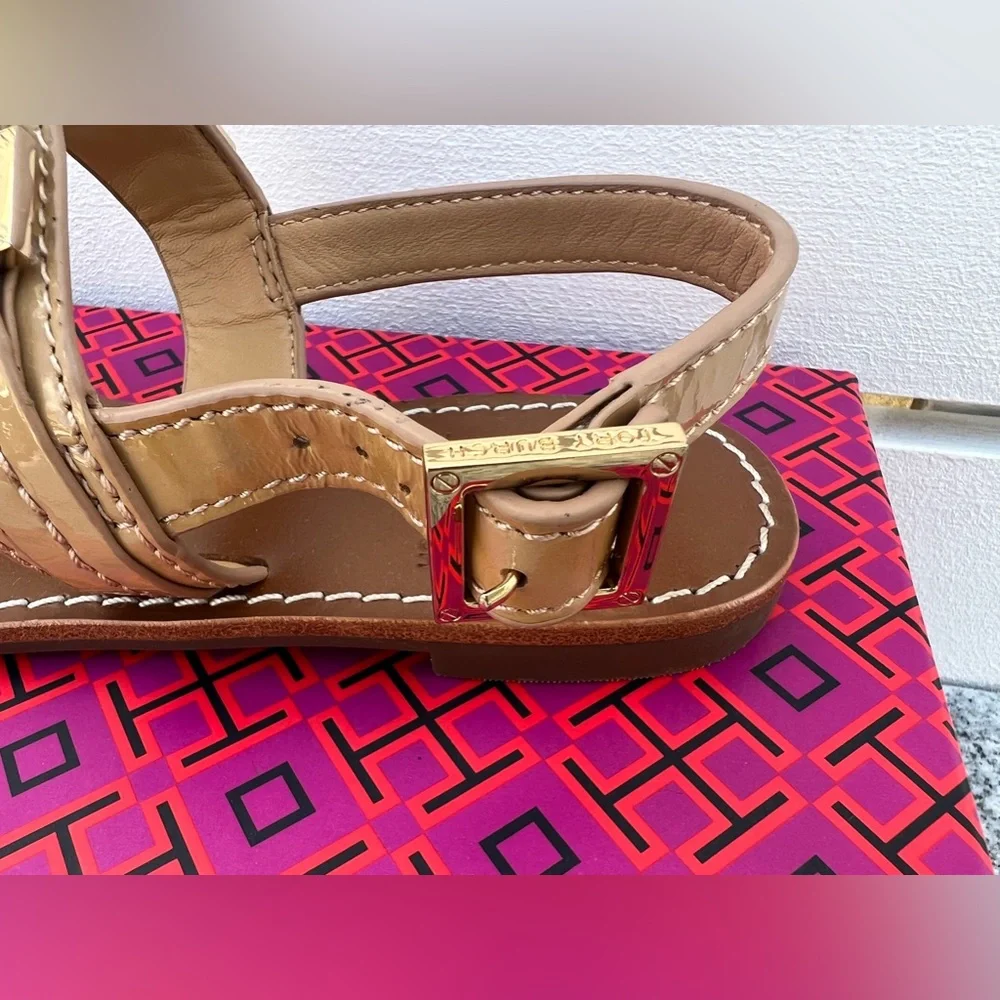 Tory Burch Cassia Sandal Pink Nude Women Size 5.5